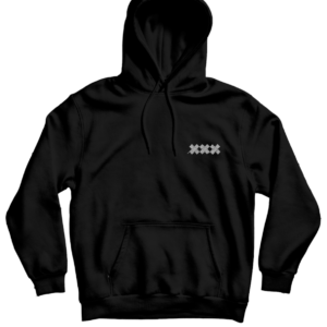 HOODIE XXX BLACK FRONT