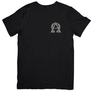 TSHIRT ALPHAOMEGA BLACK FRONT